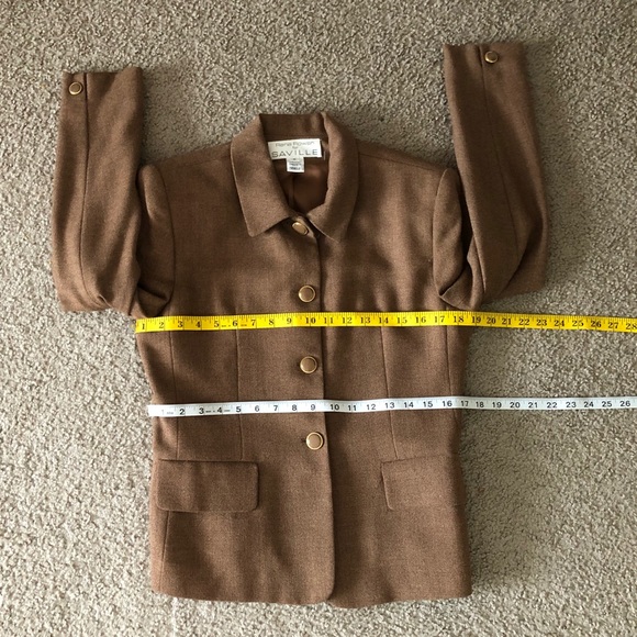 🌹Rena Rowan Saville 100% Worsted Wool Blazer 8🌟 - Picture 4 of 13